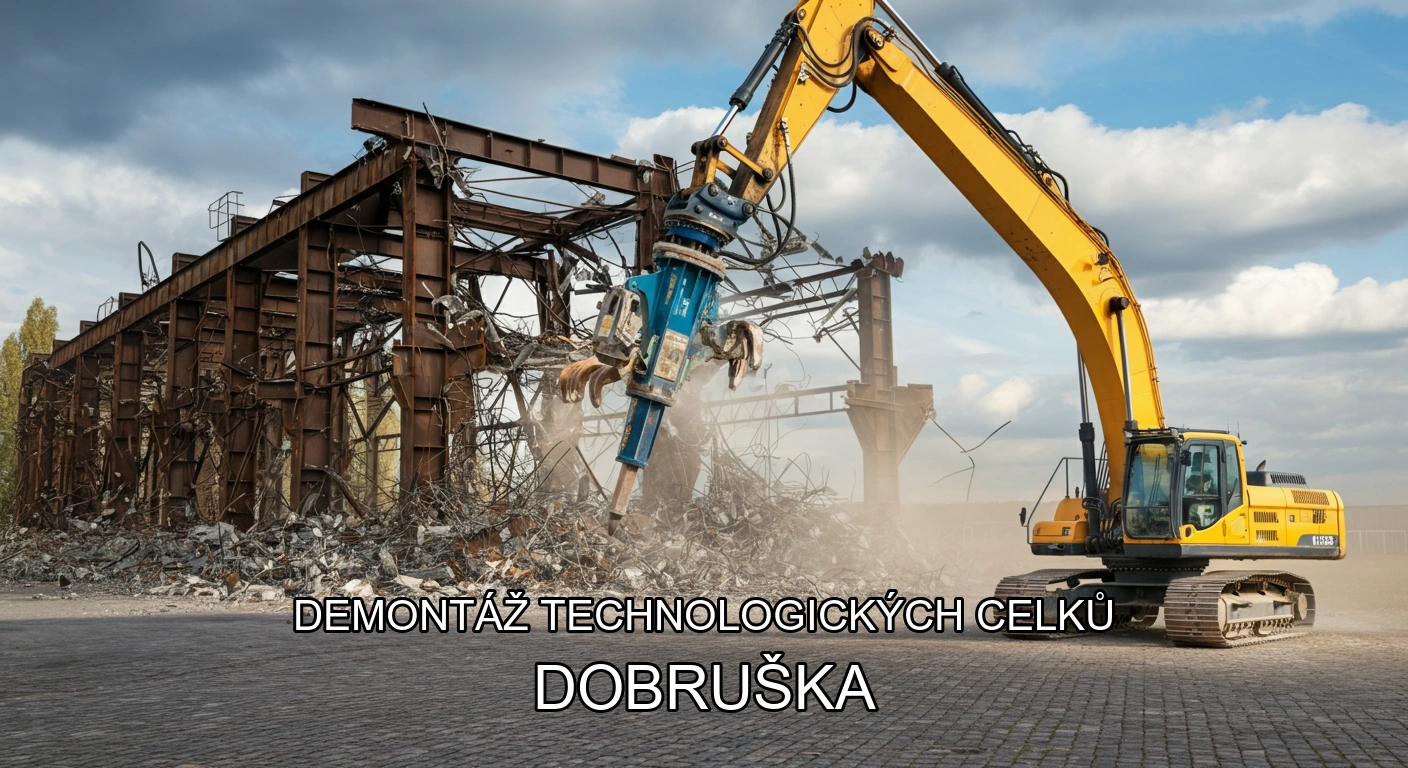 Demontáž technologických celků a hal Dobruška