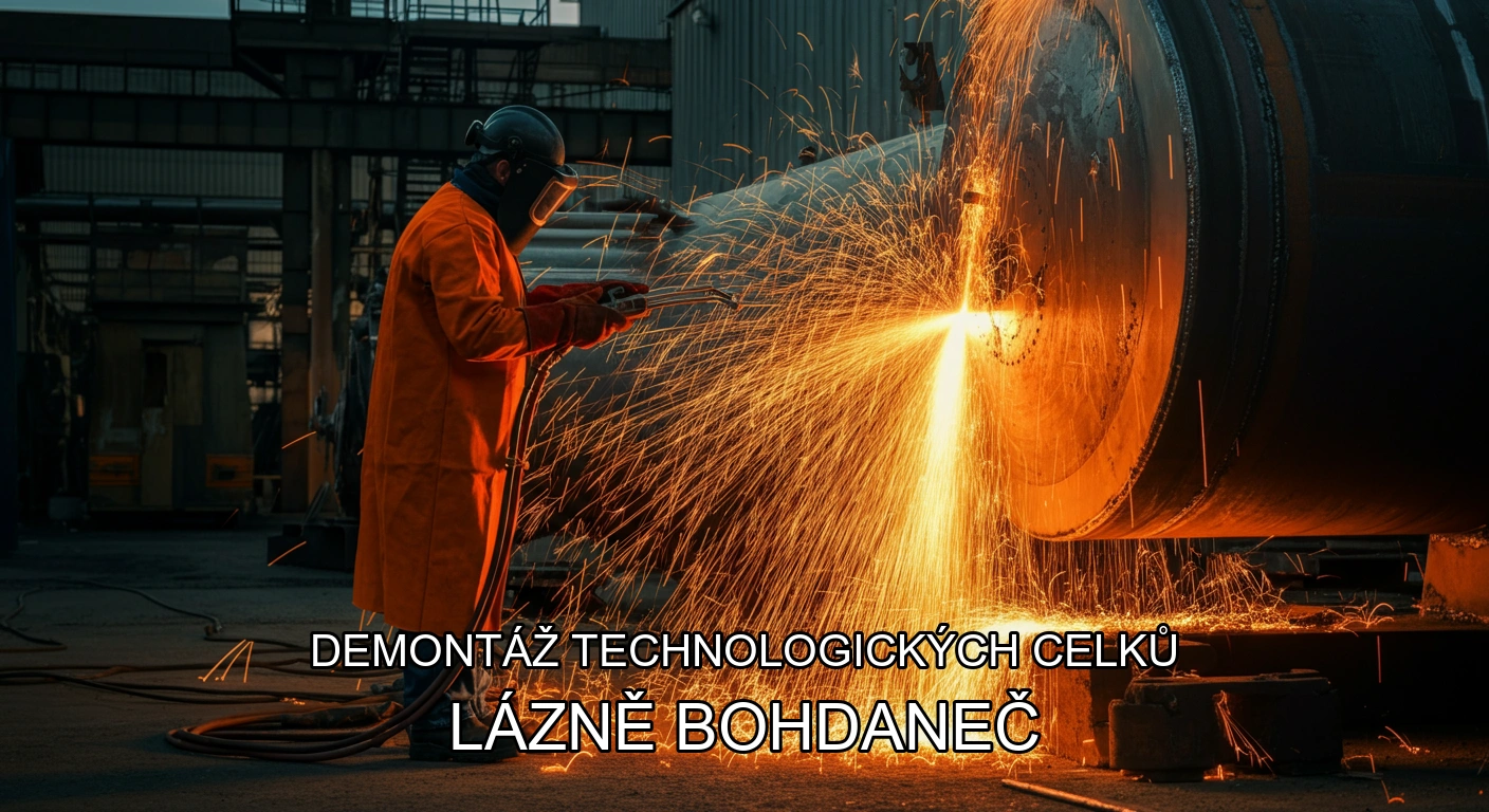 Demontáž technologických celků a hal Lázně Bohdaneč