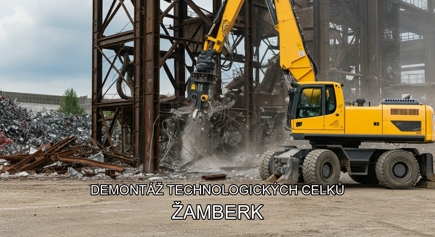 Demontáž technologických celků a hal Žamberk