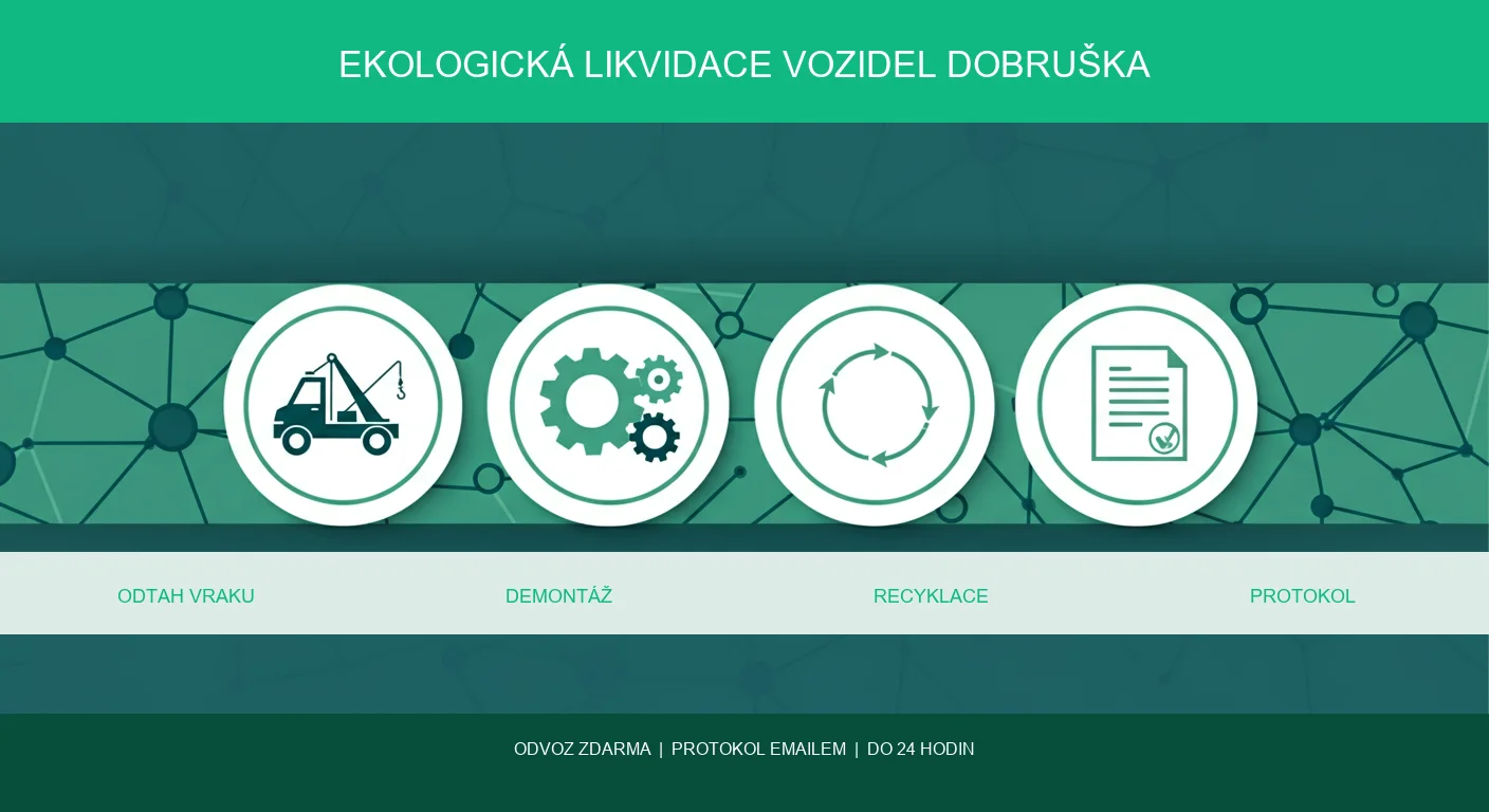 Infografika — likvidace vozidel Dobruška