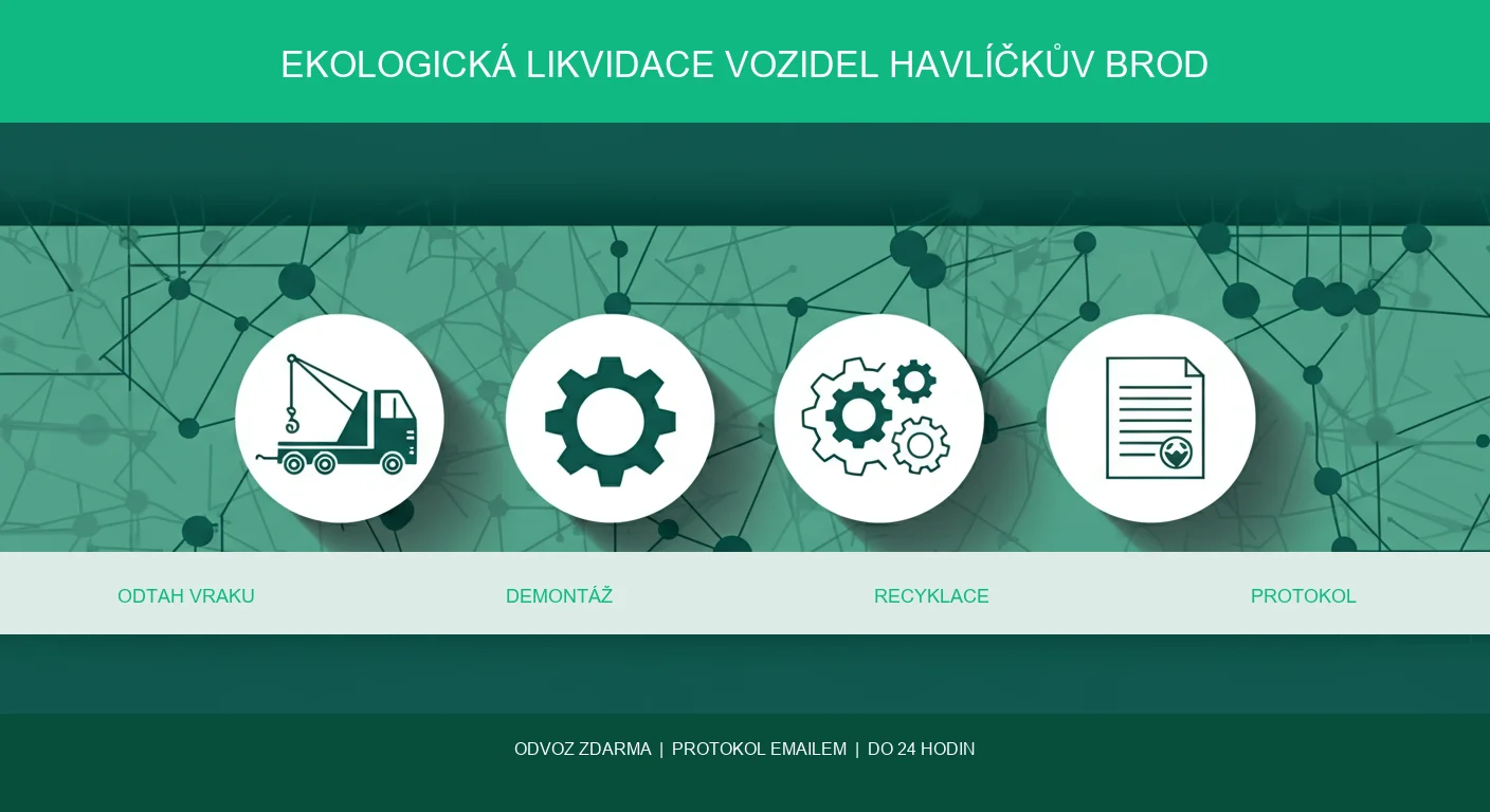 Infografika — likvidace vozidel Havlíčkův Brod